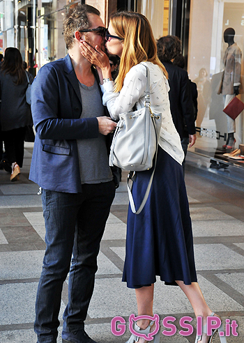 Filippa Lagerback e Daniele Bossari, baci a fin di bene