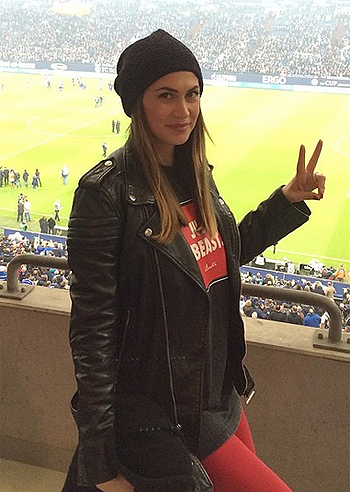 Melissa Satta, allo stadio per Boateng Melissa Satta, allo stadio per Boateng