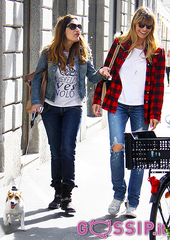 Elenoire Casalegno, passeggiata con Greta