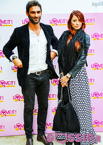 Francesco Arca, primo red carpet con Irene