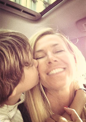 Federica Panicucci, un kiss speciale