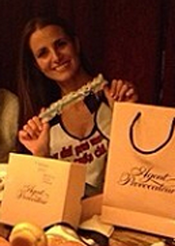 Cristina De Pin, addio al nubilato a Milano Cristina De Pin, addio al nubilato a Milano