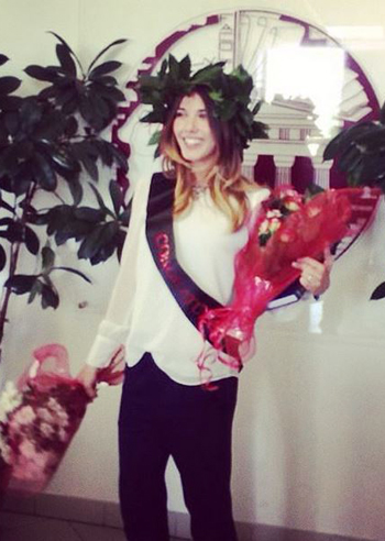Martina Pinto, dottoressa in Lettere