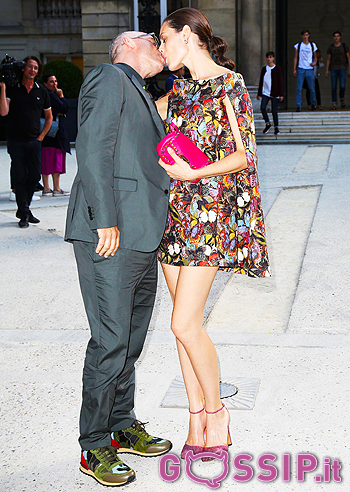 Eros Ramazzotti e Marica Pellegrinelli innamorati a Parigi