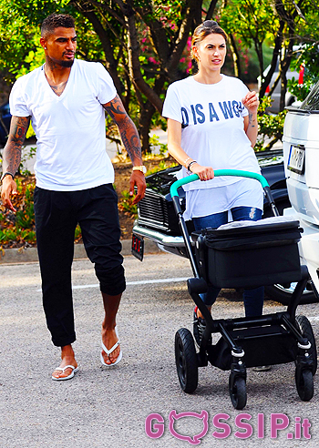 Melissa Satta, a passeggio con Boateng