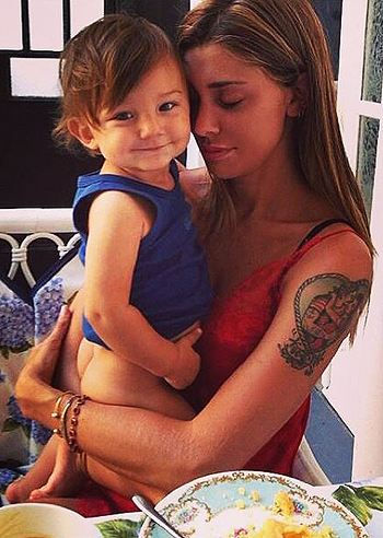 Belen Rodriguez, da stamane sul set