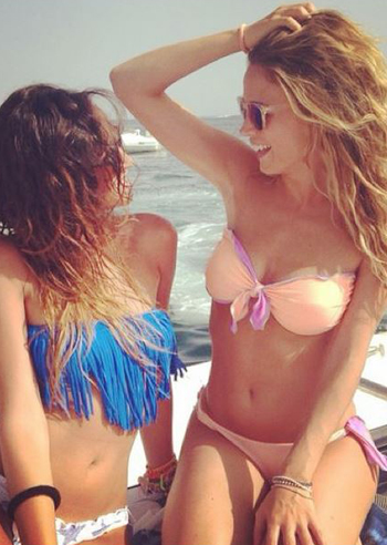 Diletta Leotta, in bikini a Vulcano