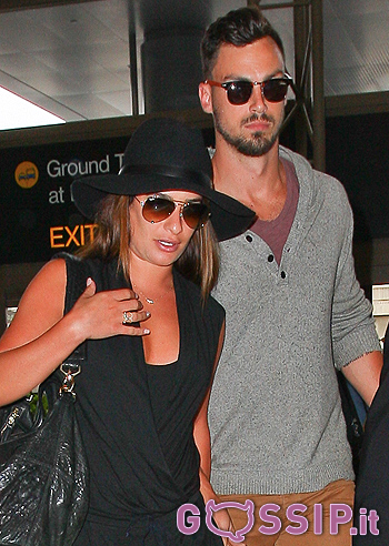 Lea Michele, mano nella mano col nuovo fidanzato