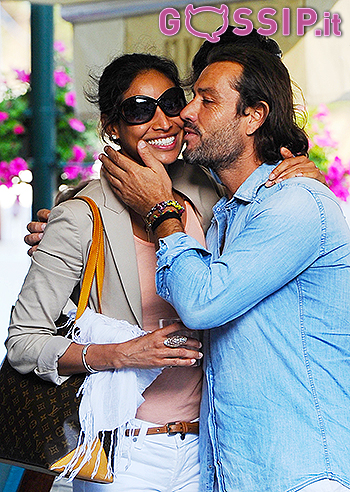 Rossano Rubicondi, in love a Portofino con Kamini