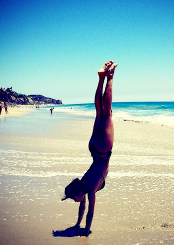 Elisabetta Canalis, spensierata a Los Angeles