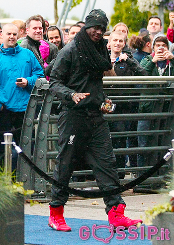 Mario Balotelli all'Etihad Stadium Mario Balotelli all'Etihad Stadium