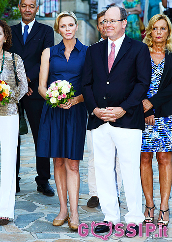 Charlene Wittstock, il pancino non si vede