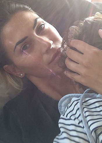 Melissa Satta, un weekend da mamma doc