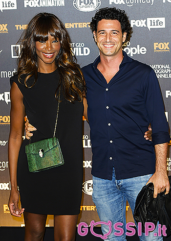 Youma Diakite mondana con Fabrizio