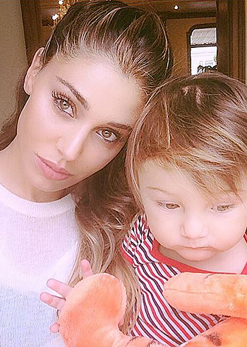 Belen Rodriguez, weekend a Milano