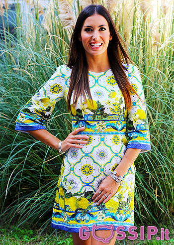 Elisabetta Gregoraci, multicolor per 'Made in Sud'