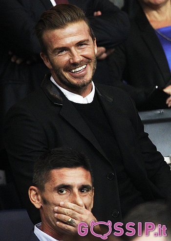 David Beckham non si perde il match di Champions