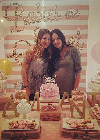Michela Quattrociocche, baby shower per Diamante