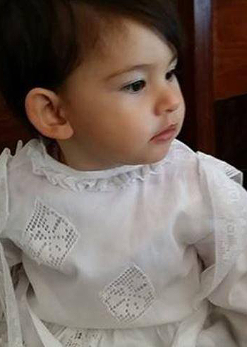 Guendalina Tavassi, il battesimo di Chloe