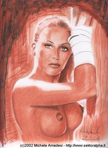 Un 'fantasy-ritratto' per la bella Federica Torti