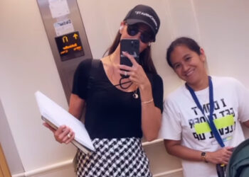 Belen presenta per la prima volta la tata dei suoi figli, Lulù: foto