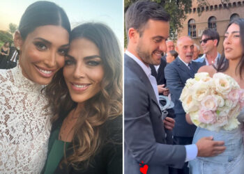 Giorgia Venturini sposa col pancione, alla cerimonia un mare di vip: foto