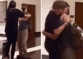 Aida Yespica rivede il figlio dopo 2 anni ￼