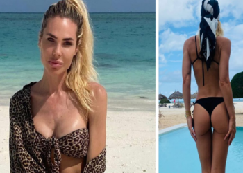 Ilary Blasi single e super sexy in Tanzania