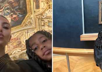 Kim Kardashian e la figlia superstar a Parigi ￼