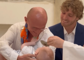 Incorvaia e Ciavarro, il battesimo di Gabriele