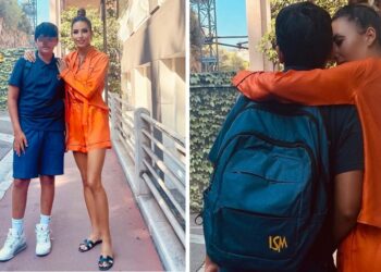 Elisabetta Gregoraci accompagna il figlio al primo giorno di scuola nell'istituto da 30mila euro l’anno