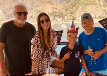 Elisabetta Gregoraci festeggia il compleanno del nipote sullo yacht di Briatore