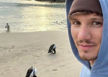 Manuel Bortuzzo in Africa per un safari