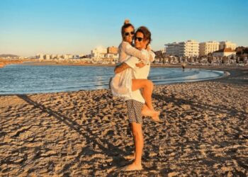 Francesco Oppini felice con la nuova fidanzata