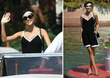 Rocìo Munoz Morales, la madrina di Venezia 79 arriva in laguna: foto