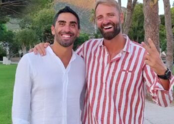 Mentre la Pellegrini si sposa, gli 'ex' Filippo Magnini e Massimiliano Rosolino in vacanza insieme: foto