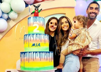 Palmas e Magnini in festa per i 2 anni di Mia