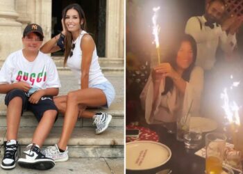 Elisabetta Gregoraci organizza un party per la tata: le immagini