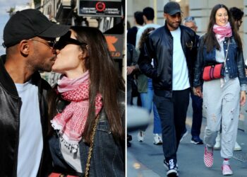 Marica Pellegrinelli e il fidanzato William Djoko si scambiano baci mentre passeggiano a Milano: foto