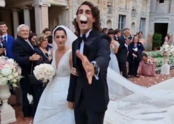 Il campione olimpico Gianmarco Tamberi e Chiara Bontempi si sono sposati: foto