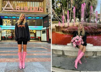 Chiara Ferragni fa le prove per Sanremo