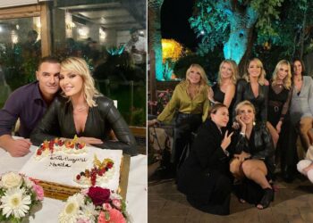 Manila Nazzaro festeggia il compleanno vip a Roma