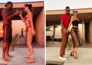 Kevin Prince Boateng e la terza moglie in vacanza ai tropici: guarda