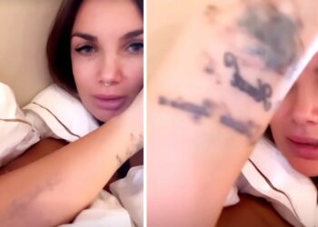 Elettra Lamborghini preoccupata di non riuscire a cancellare i tatuaggi dal braccio: ''Che brutti!''