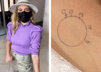 Cristina Marino spiega il significato del suo ultimo tatuaggio all'interno dell’avambraccio