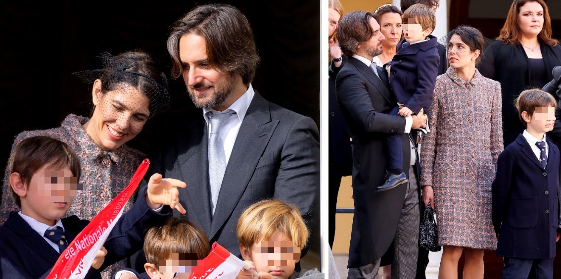 Charlotte Casiraghi per la prima volta ufficialmente in pubblico col marito e i due figli: foto – Fixcerz.it