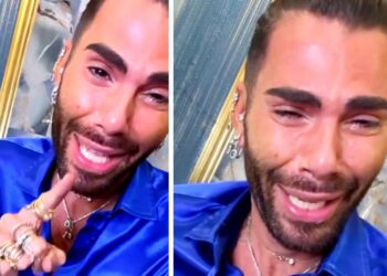 Federico Fashion Style in lacrime per la figlia