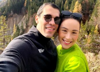 Aurora Ramazzotti e Goffredo romantici sulle Alpi