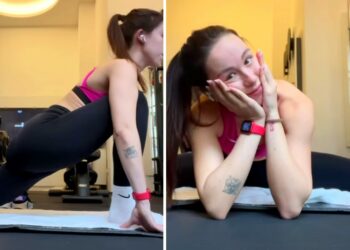 Aurora Ramazzotti fa fitness con il pancione