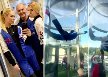 Ilary Blasi 'vola' a Roma con la figlia Chanel